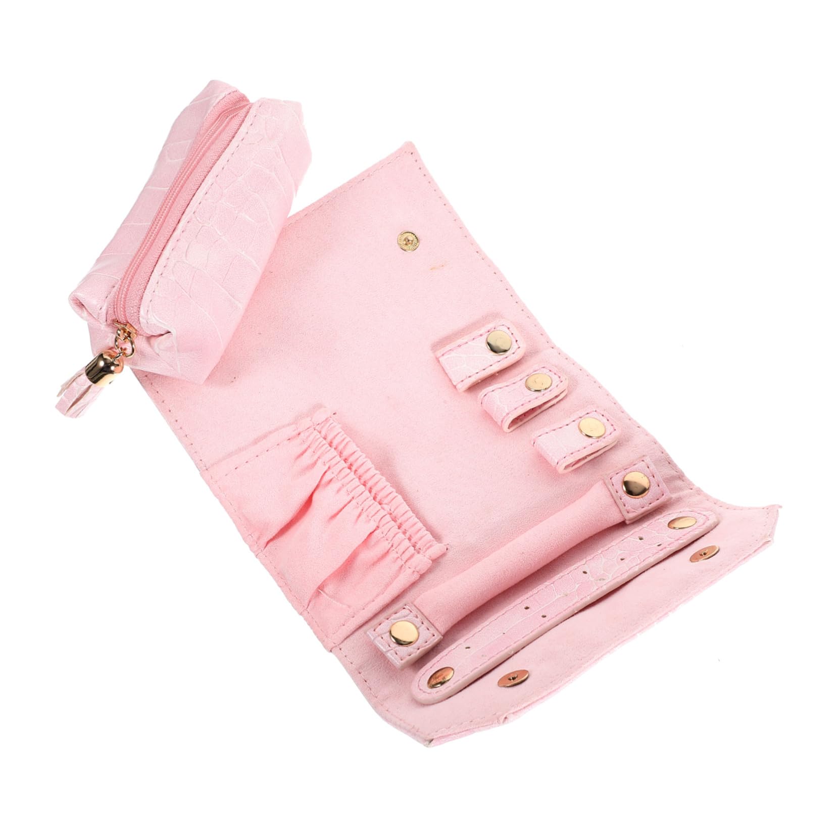 MAGICLULU 3 Di Borse Portaoggetti Da Viaggio Per Gioielli Organizer in Pelle Pu Borsa Compatta Per Collane E Orecchini
