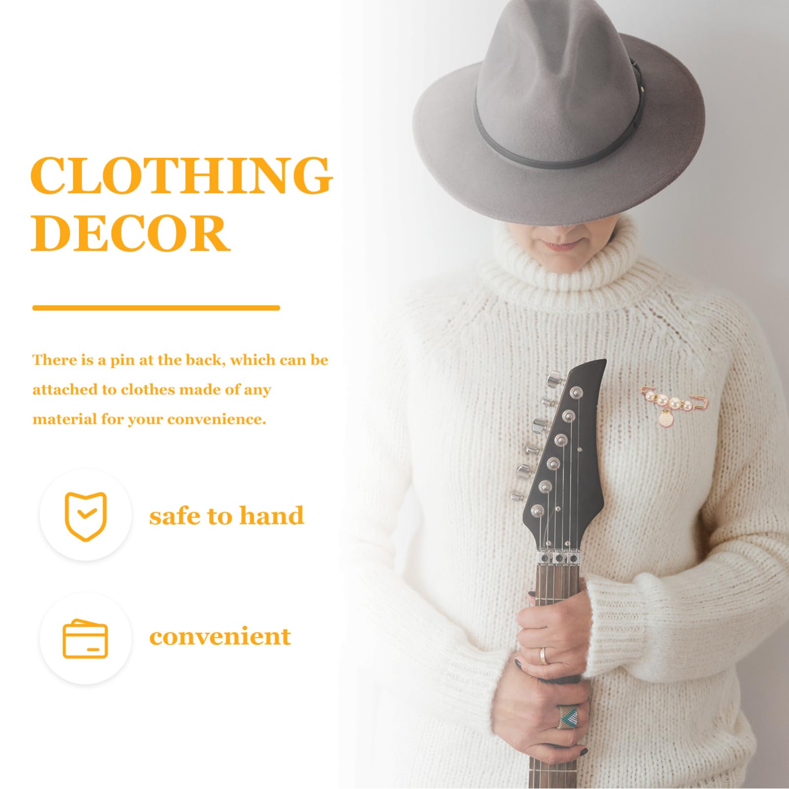 TEHAUX 60pezzi Spilla Perle Artificiali Per Donne Clip Decorativa Per Pantaloni e Gonne Fibbia Per Maglioni e Sciarpe Design Elegante Per Vestiti e Accessori Fashion