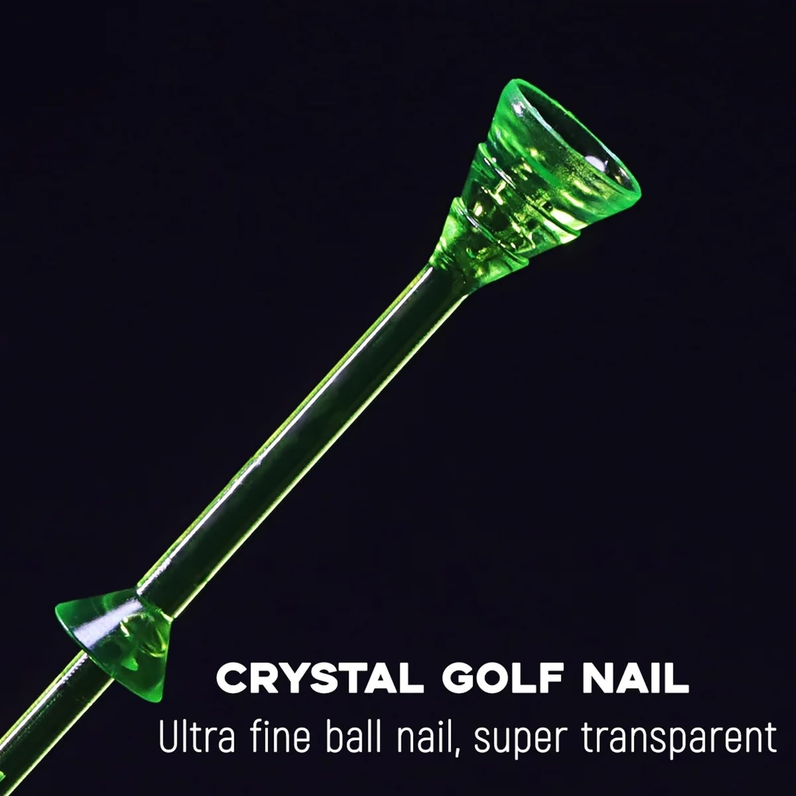 Golf Tee 50 stücke Golf Tees Kunststoff Transparent 83,0mm T Zufällige Farben Golf Training Ball Tee FüR Einen Idealen Abschlag