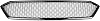 Car Front Bumper Upper Grille For Subaru Impreza WRX STI 2018-2021 Matte Black Glossy Black Carbon Fiber Look
