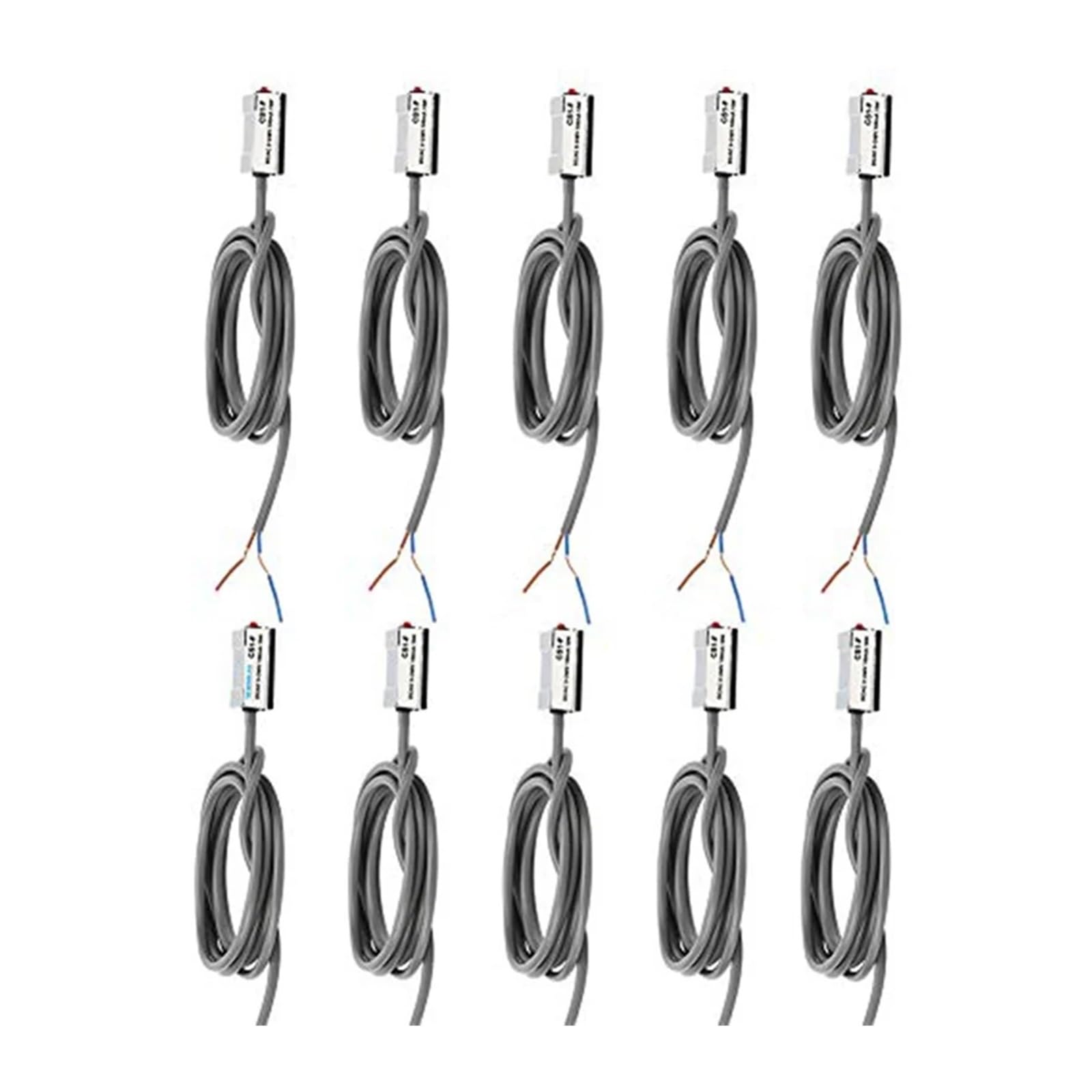 Interruptor de sensor magnético de cilindro neumático pack de 10 unidades para automatización 7