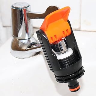 Universal Tap Connector Adapter Mixer Kitchen Tap Connector Garden Hose Pipe Joiner Fitting Tap Mixer Hose Connector Adjustable Water Faucet Adapter to Garden Hose Pipe Bath Pipe for Indoor Outdoor
