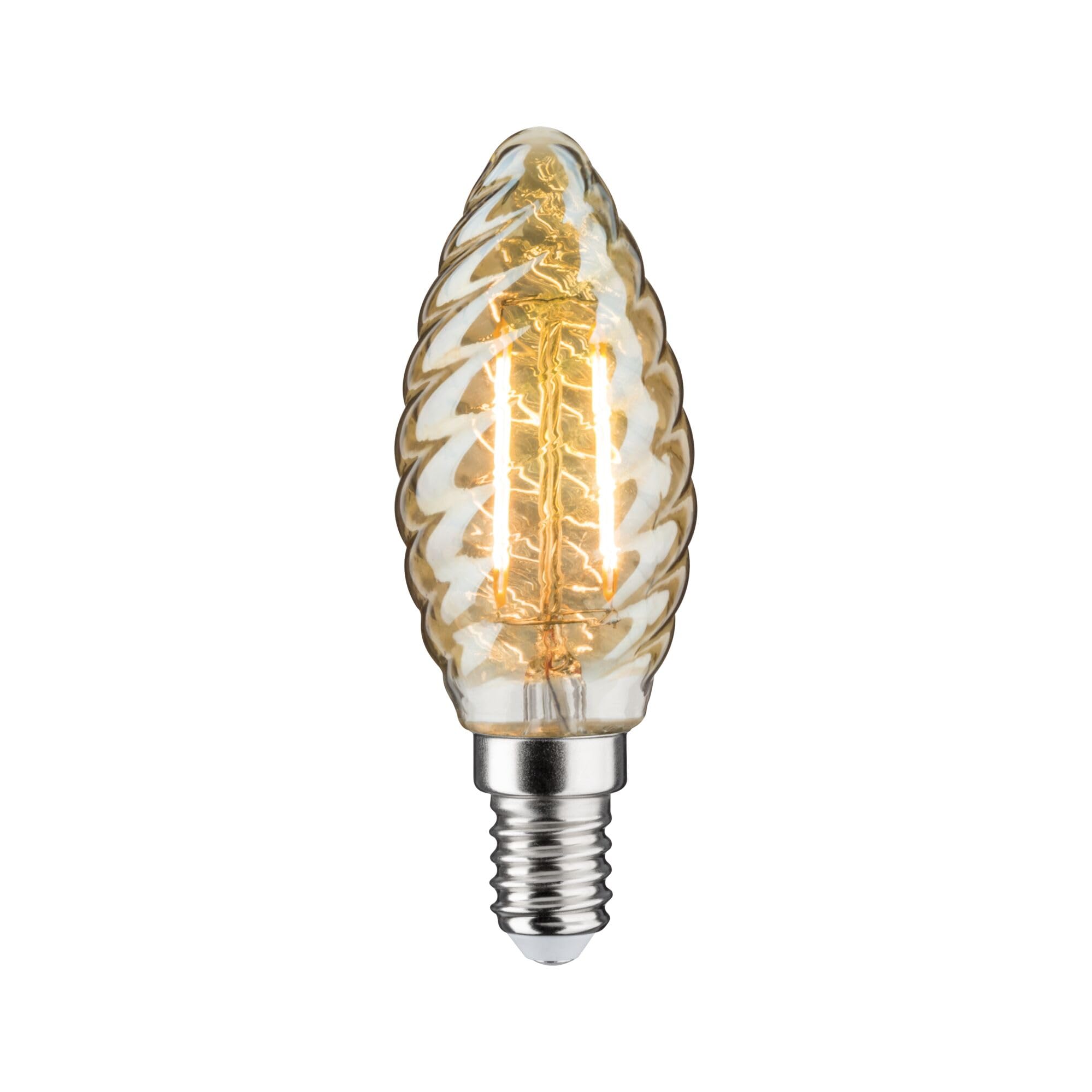 Paulmann Gold Led Candle Bulb E14 2.6 W 2,500 K Twisted