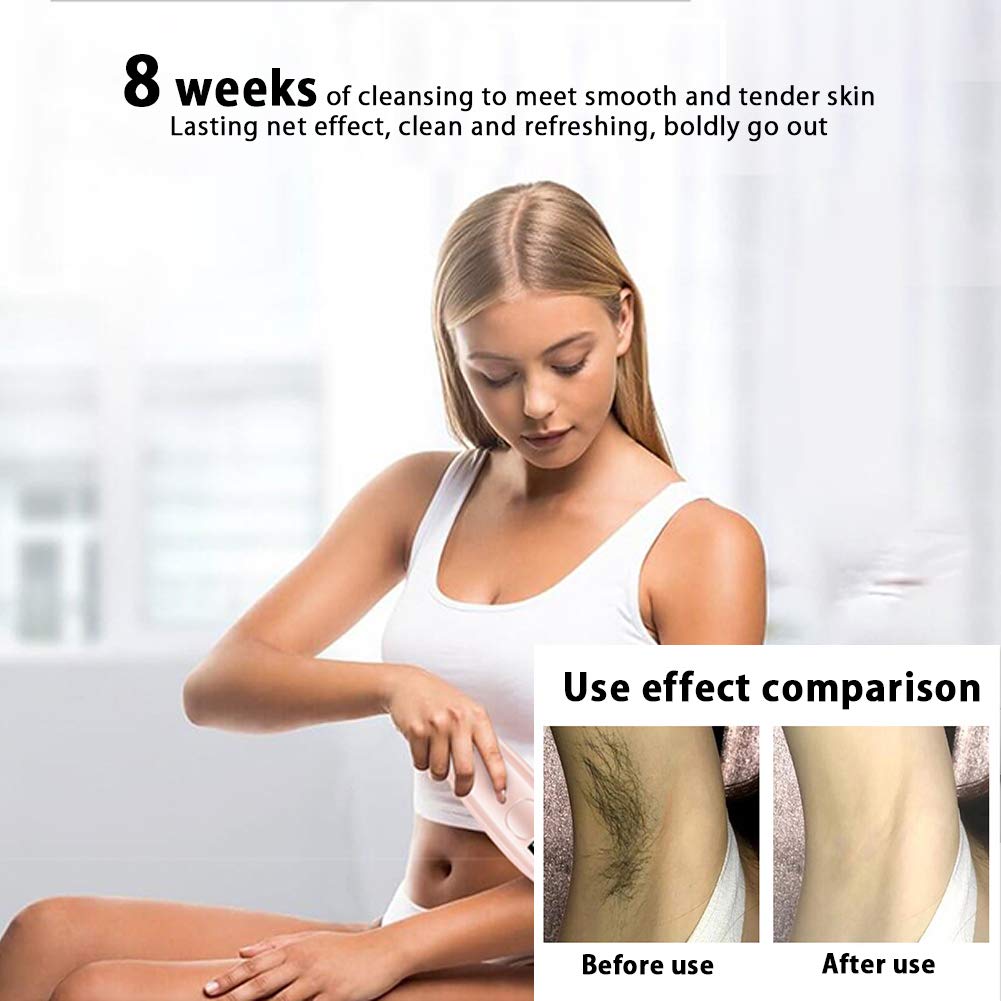 QWEASDF Epilatore di Luce Pulsata IPL, Epilatore Laser Indolore Permanente per Uso Domestico, 990.000 Lampi, Adatto per Uomo E Donna, Corpo Intero, Zone Bikini Private, ECC.,Rosa