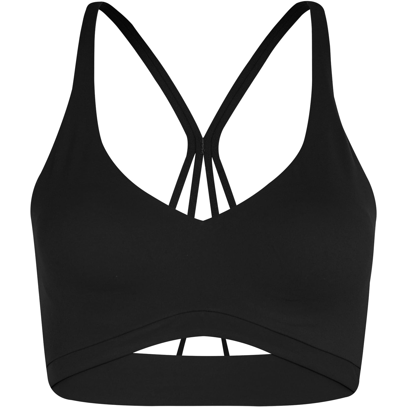 Yvette Reggiseno sportivo leggero a forma di X con coppa modellata a forma di X, reggiseno da allenamento alla moda per yoga