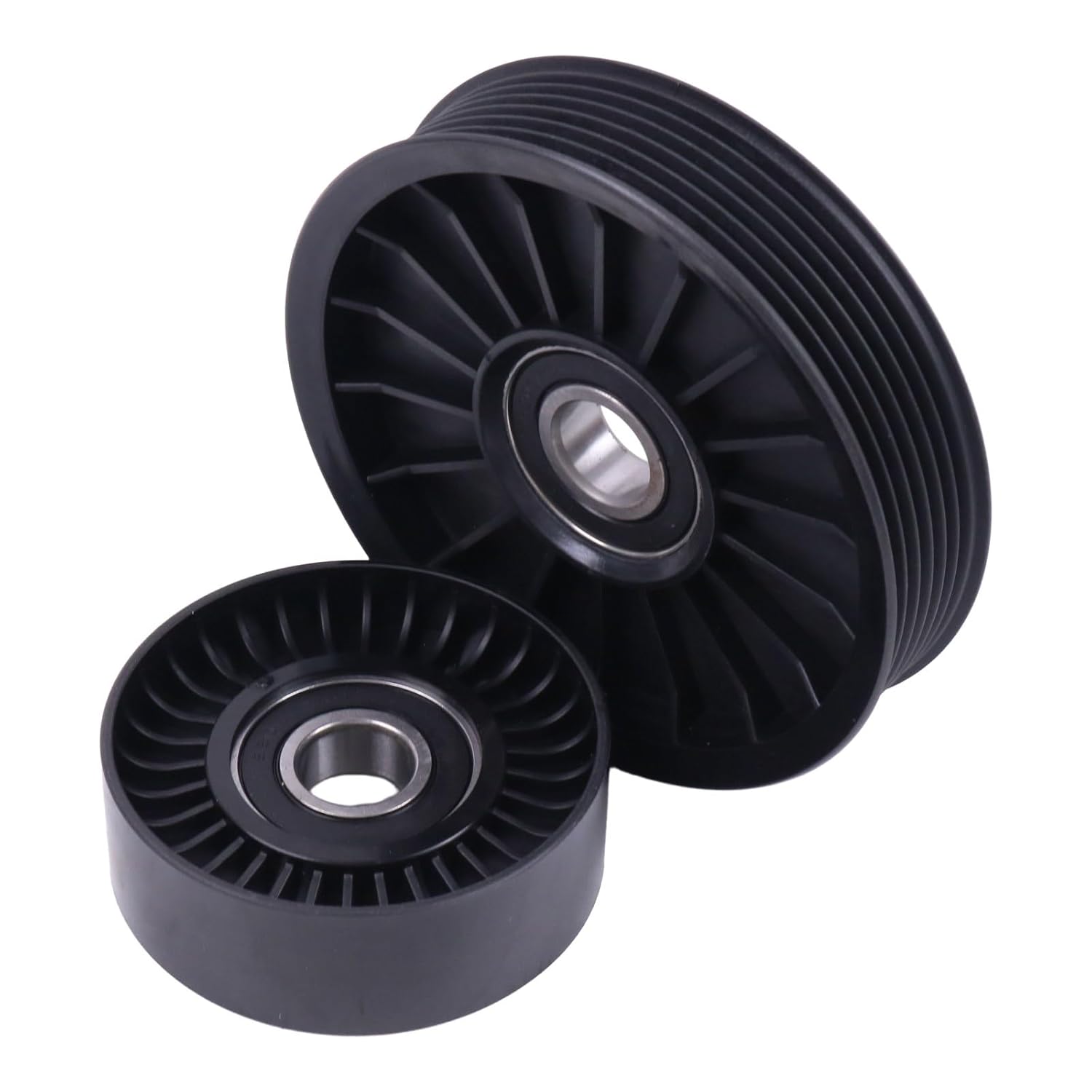 Serpentine Belt Idler Pulley Set 864625T 8M6500024 Compatible with Mercruiser V6 V8 4.3 5.0 5.7 6.2L