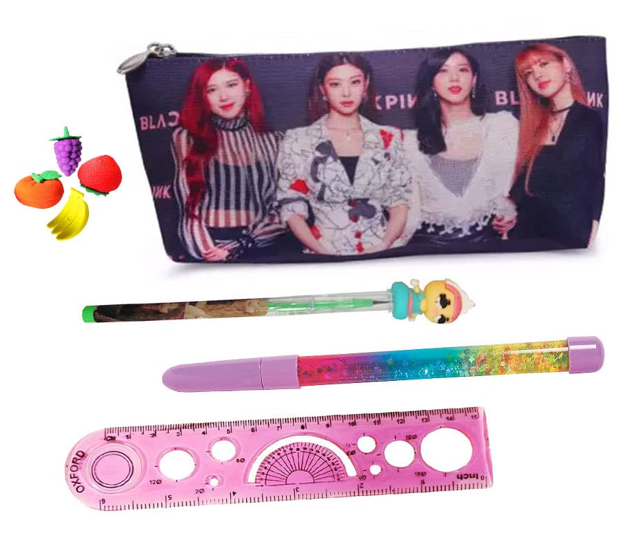 See full amazon price history chart for Neel® 8pcs Black Pink Pencil Case Pencil Pouch for Girls Zipper Closure Travel Pouch School Stationery Pouch with Stationetr Black Pink Pencil Water Pen Scale, 4 Fancy Eraser Return Gift for Girls Neel® 8pcs Black Pink Pencil Case Pencil Pouch for Girls Zipper Closure Travel Pouch School Stationery Pouch with Stationetr Black Pink Pencil Water Pen Scale, 4 Fancy Eraser Return Gift for Girls (B0BB2XY21M) Amazon Price History, Amazon Price Tracker