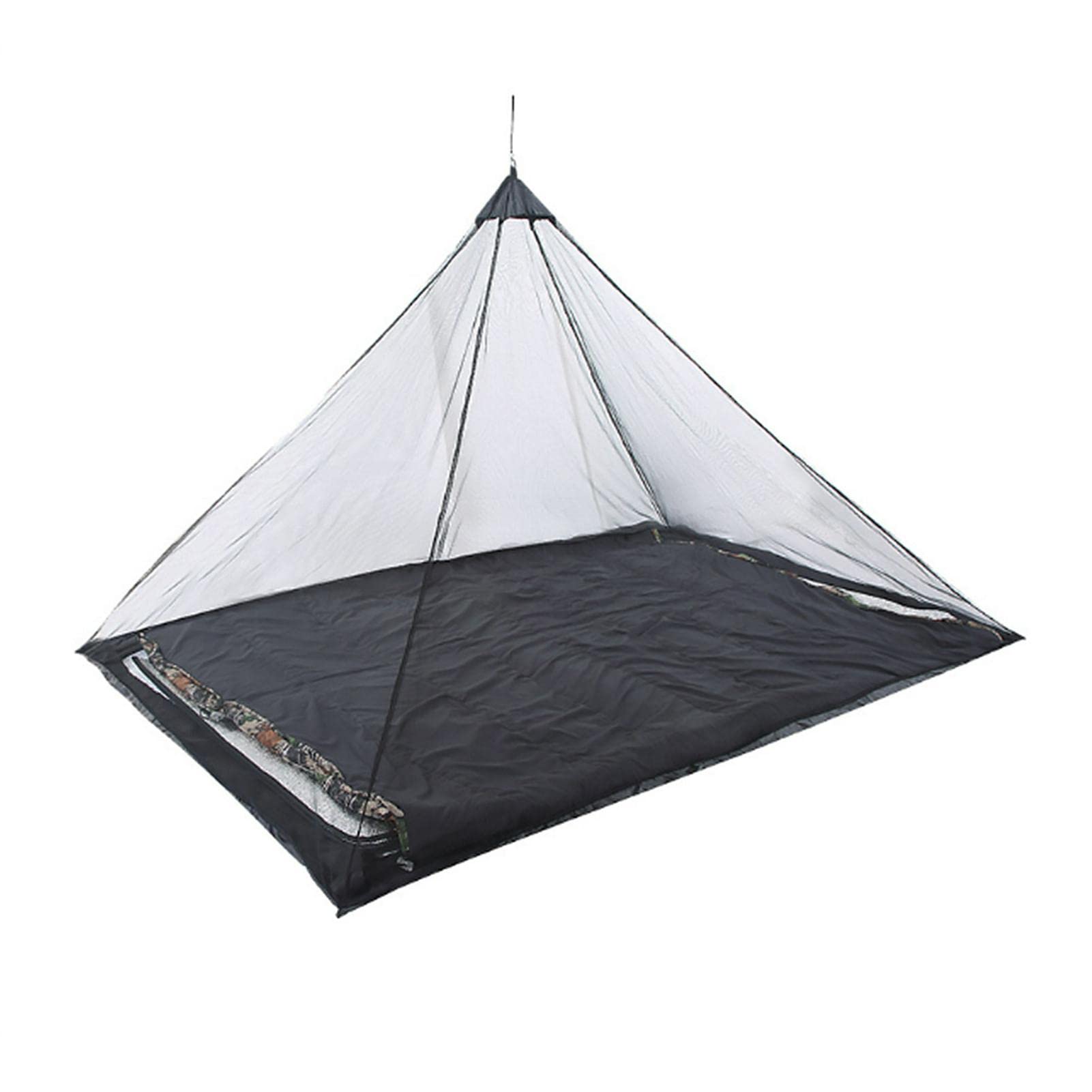 Mosquito Net for Camping Bed Outdoor Travel Mosquito Net Tent with Carry Bag for Hiking Camping Fishing Compact and Lightweigh Mosquito Netting(Black, 220x120x100cm)