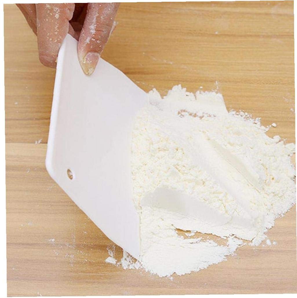 Snner White Dough Scraper Soft Cream Cake Spatula Cutter Bake Pastry Kitche Tools