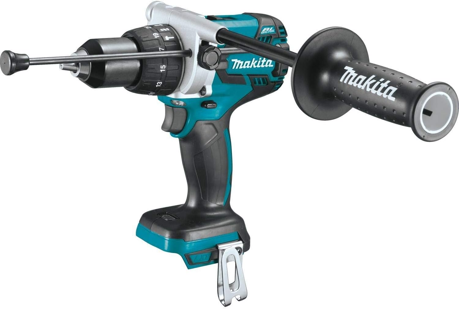 Makita XPH07Z 18V Lithium-Ion Brushless 1/2-inch Hammer Drill-Driver, Bare Tool (Renewed)