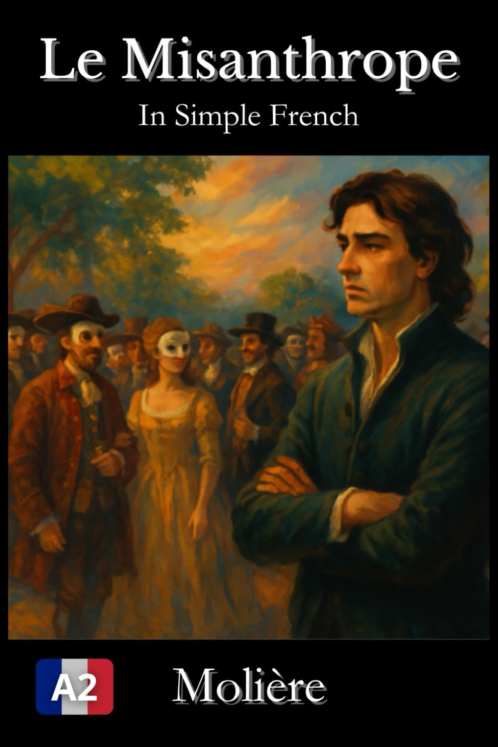 Le Misanthrope in Simple French: Simplified French Edition with Side-by-Side English Translation and Word Banks