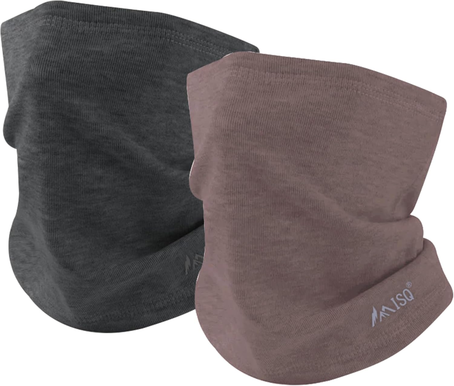ISQ 2 Pack Winter Neck Gaiter Windproof and Warm Neck Warmer Outdoor Ski Mask Scarf