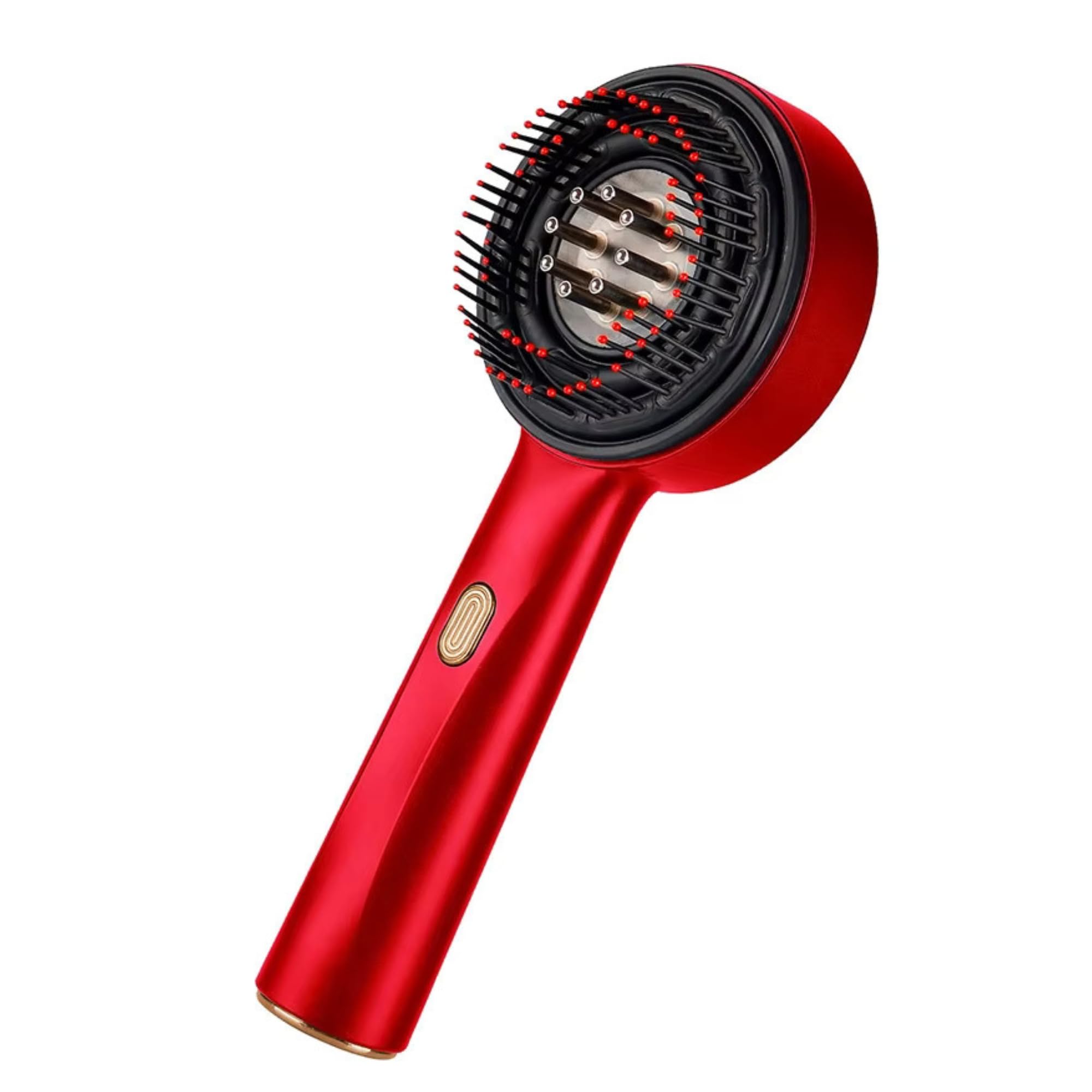 Dispositivo per la Crescita dei Capelli 4 in 1 – Terapia a Luce Rossa, Massaggio del Cuoio Capelluto, Applicatore di Olio, Ricaricabile USB, 21,2×8,5×5 cm | GROWNETIC