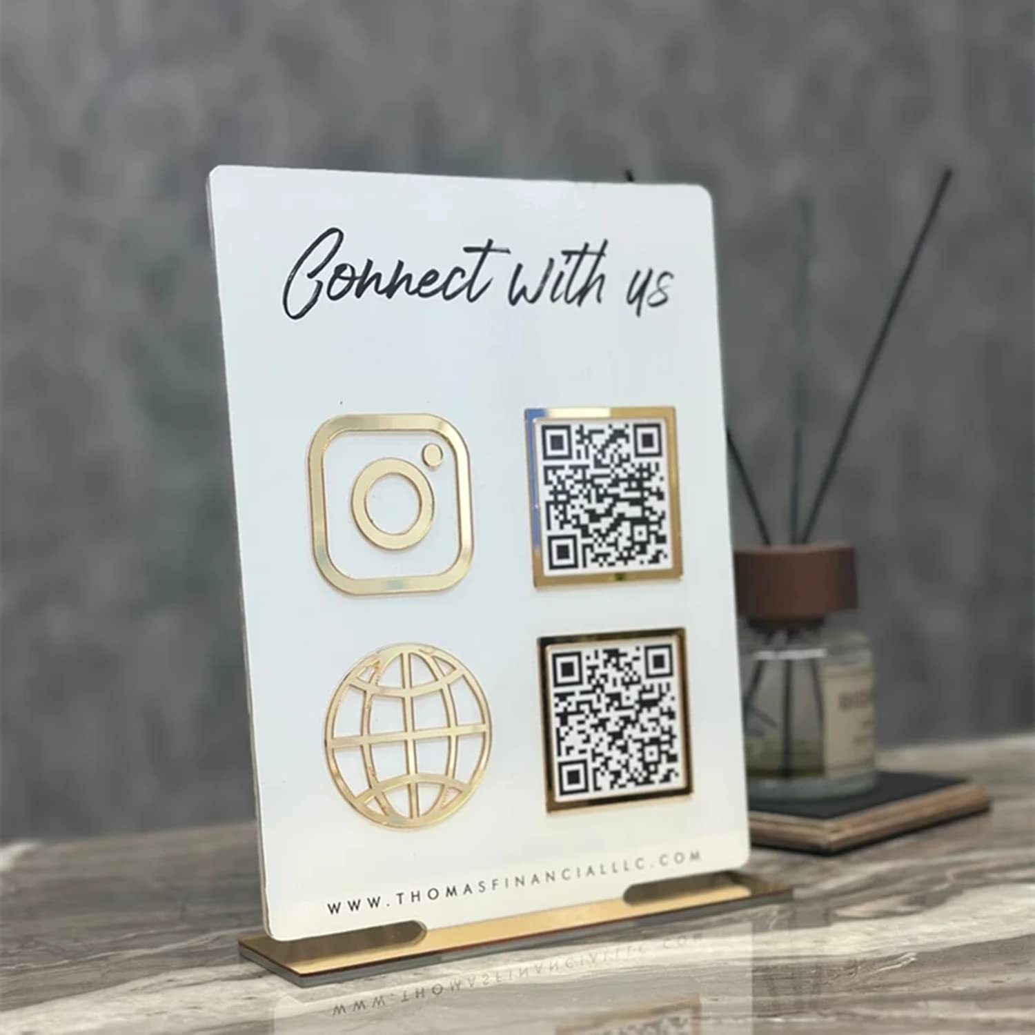 Amazon.com : Pahdecor Personalized Acrylic Multipurpose Business