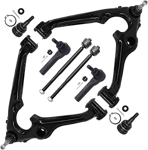 Miniatura 50 de Detroit Axle - Kit de suspensión frontal de 8 piezas para Chevy Aveo Aveo5 Pontiac G3 Wave Wave5 Suzuki Swift+ 2 brazos de control inferiores con