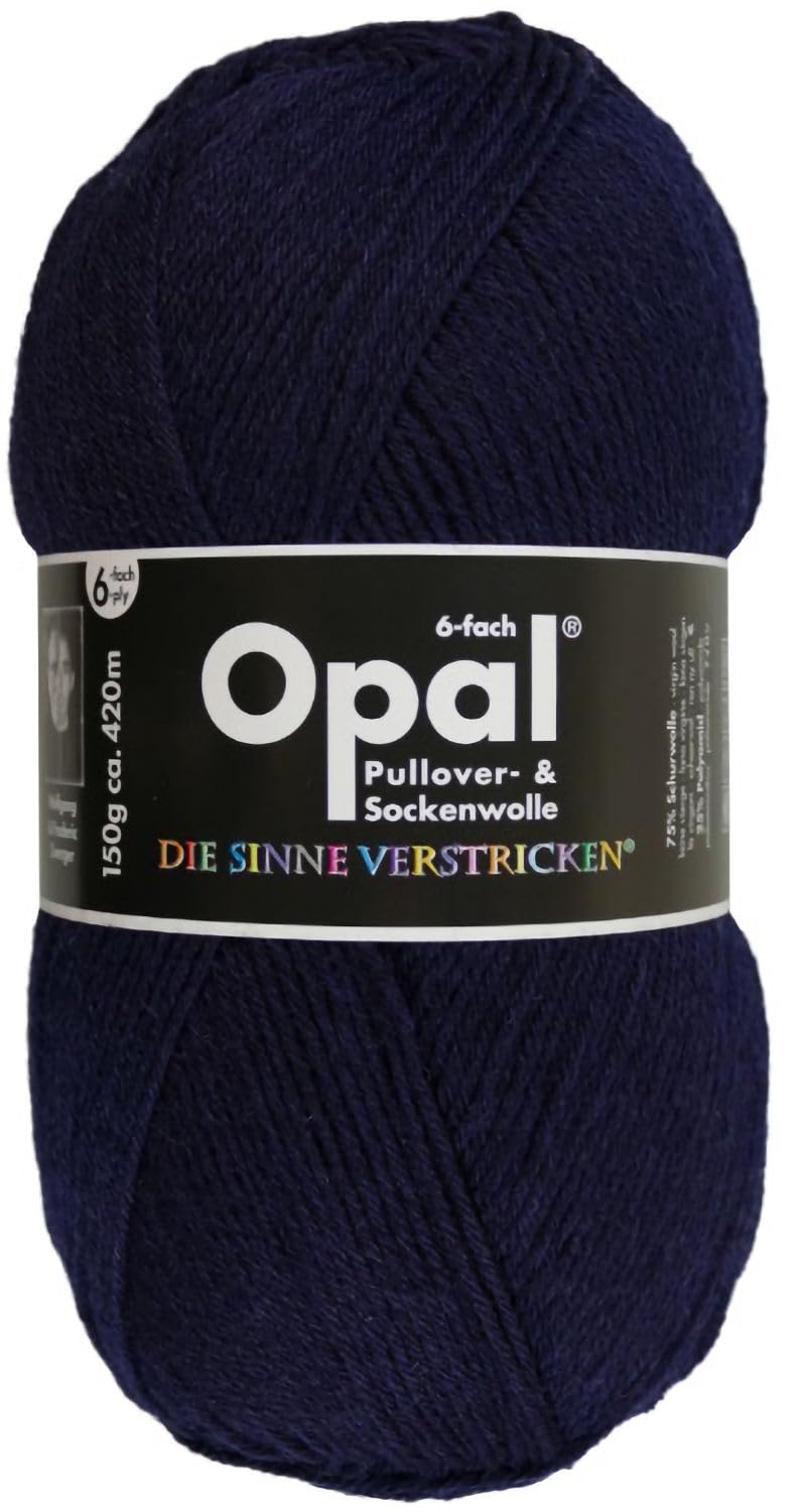 Amazon | 毛糸 ソックヤーン Opal オパール 単色 6ply（6本撚り