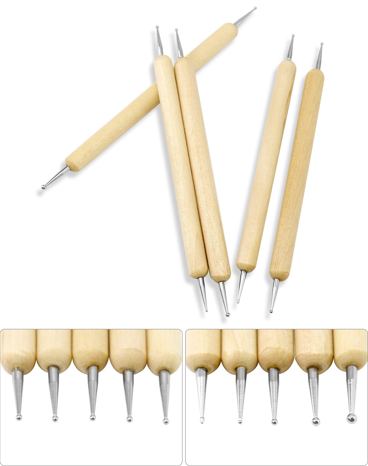QWORK® 27 Pezzi Kit di Strumenti Artigianali in Pelle, Timbro e Martello in Nylon, Coltello da Intaglio, per Realizzazione Artigianale in Pelle