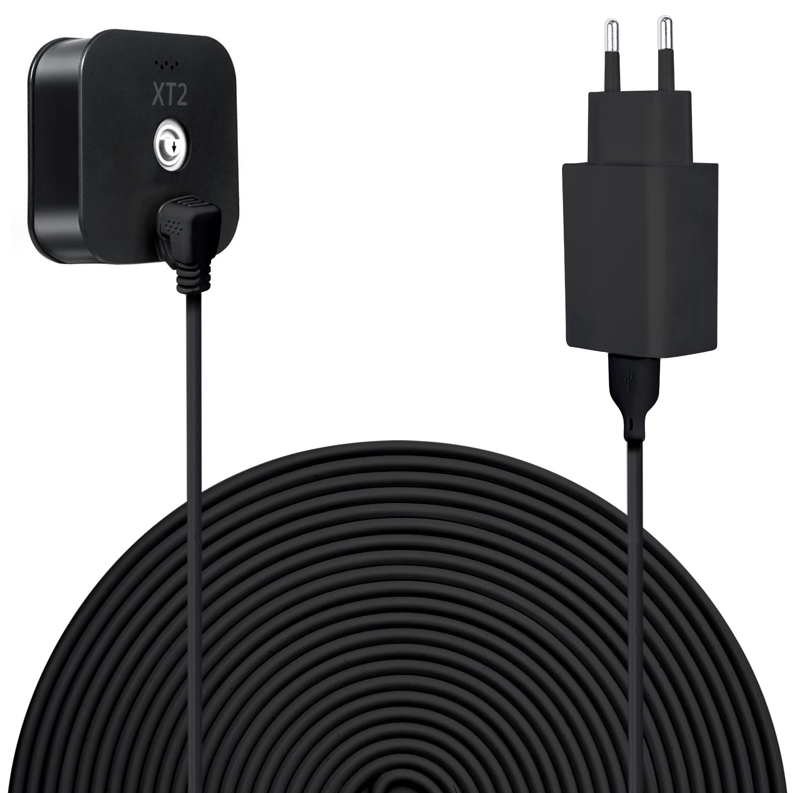 Cavo di alimentazione e adattatore per Blink Outdoor/Indoor (3a generazione) e Blink XT/XT2, spina di alimentazione resistente alle intemperie da 7 m e cavo di ricarica micro USB