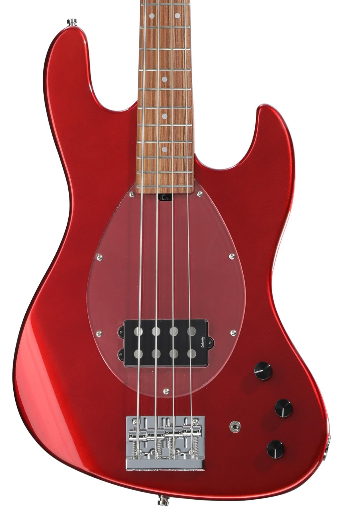 Sadowsky MetroExpress Vintage M Bass Guitar - Solid Candy Apple Red Metallic, Morado Fingerboard
