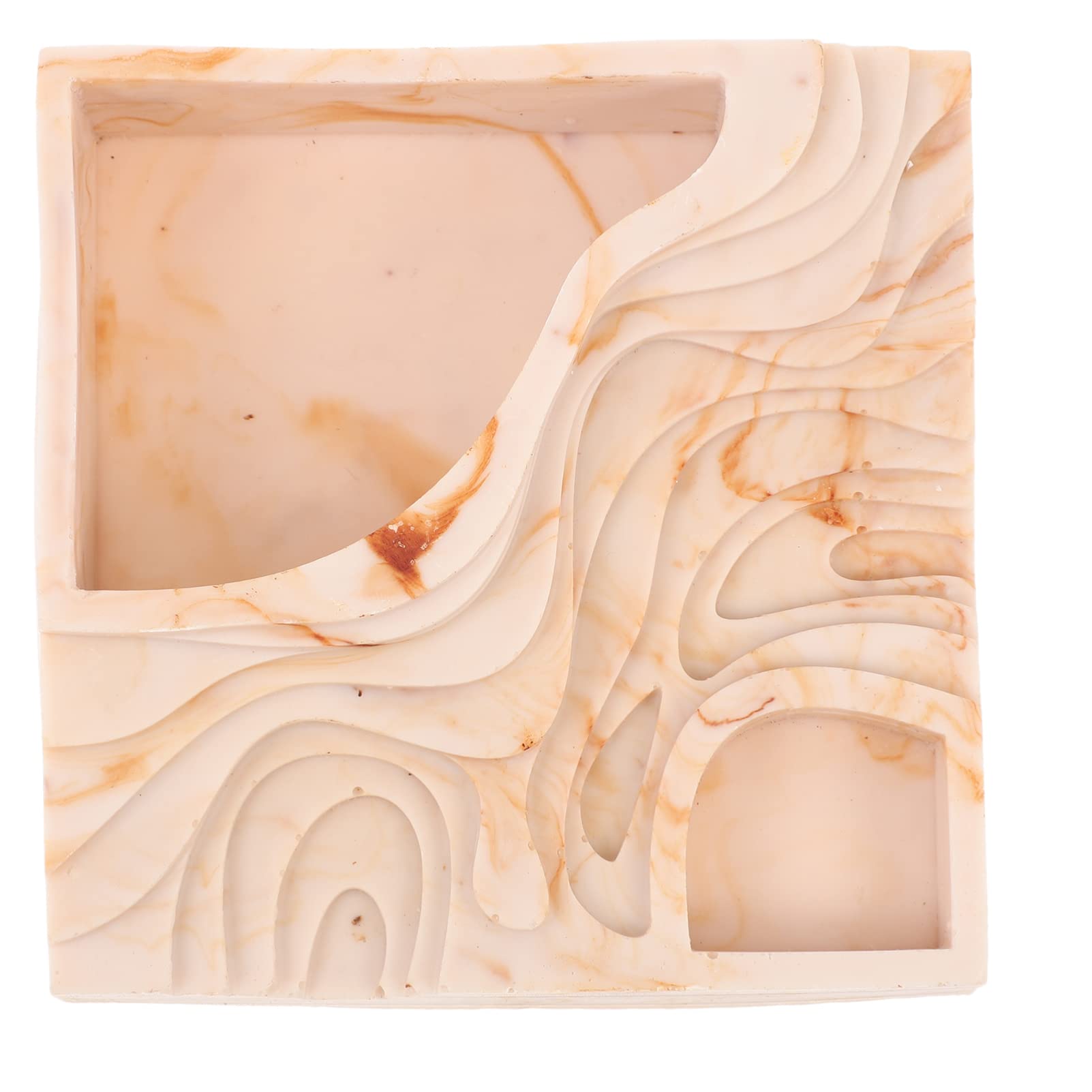 BCOATH Reptile Food Container Water Bowl for Terrarium Durable Pet Food Feeder for Turtles Lizards Geckos Mimics Natural Habitat Design