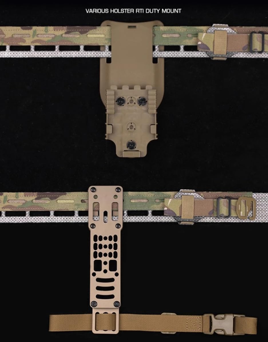 Tactical Molle Belt 2 in 1 Lightweight Hunting Military Battle Belt Replaceable Buckle Airsoft Shooting Belt Equipment