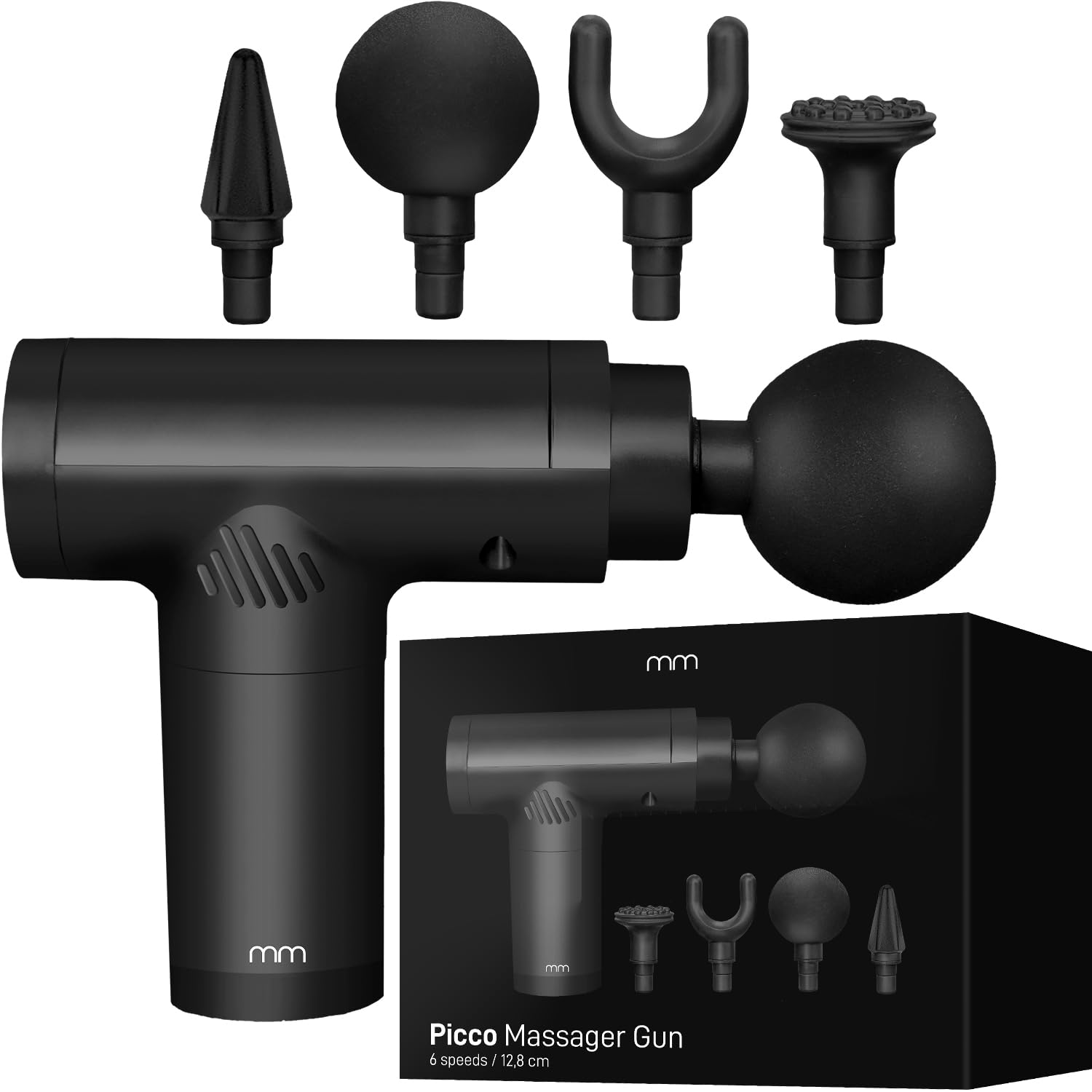 MikaMax Picco Massager Gun - Black
