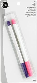 Dritz Disappearing Ink, 2 Count, Pink and Purple Marking Pens