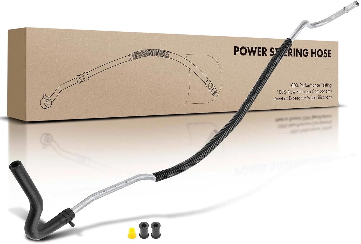 A-Premium Power Steering Return Hose Line Assembly Compatible with Toyota Camry 2010-2011, L4 2.5L, Intermediate Pipe