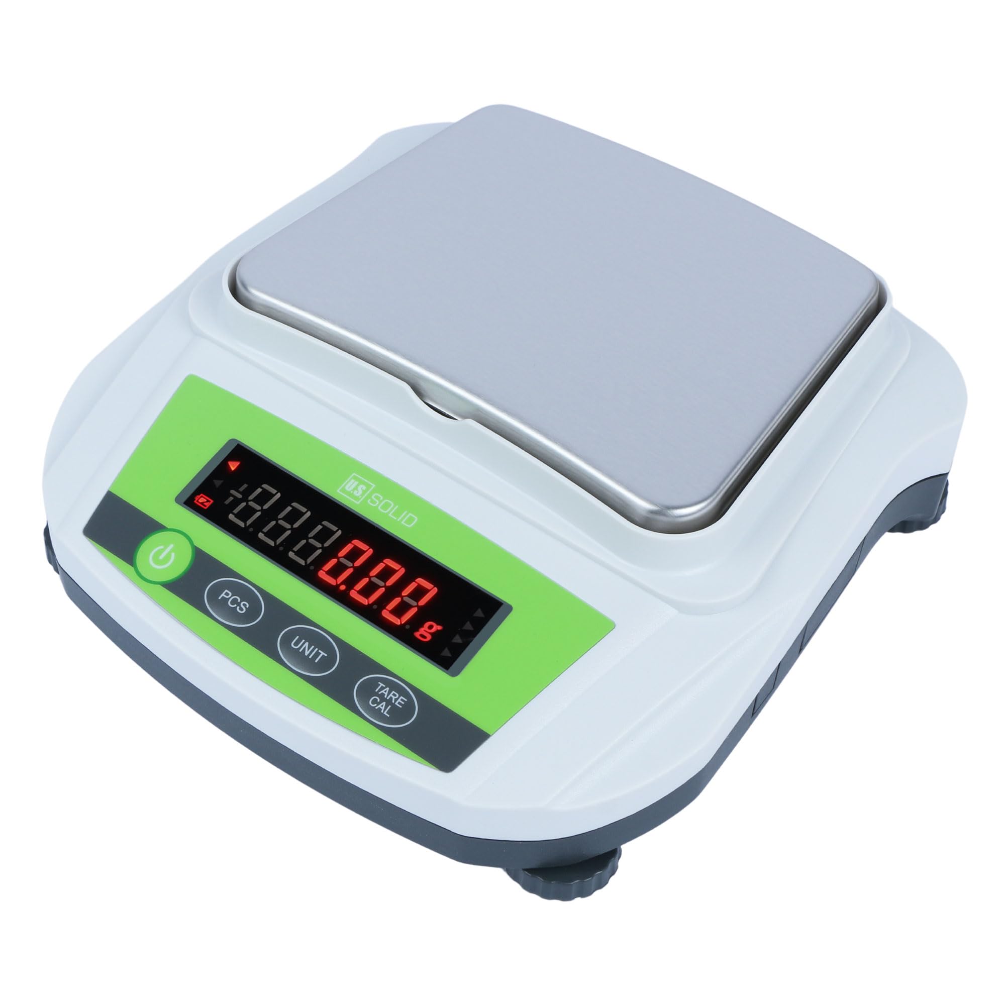 U.S. Solid Balanza de precisión de 2000 g/4.4 libras x 0.01 g - Balanza analítica digital de laboratorio para joyería de cocina científica