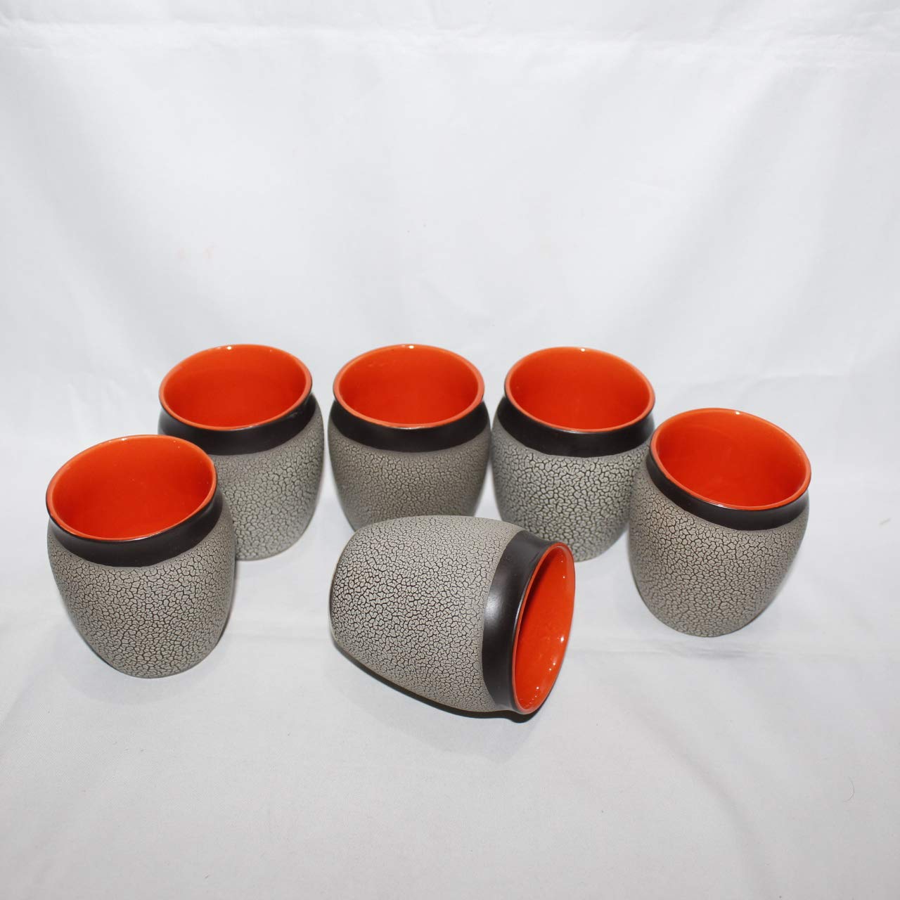 Buy Ceramic kulhad Set of 6 Cups Handmade kullad Tea Set kulhad chai
