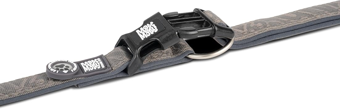 Max & Molly Urban Pets Matrix 2.0 Smart Tagged Dog Collar – Safe and Comfortable Collar (Stone, XS)