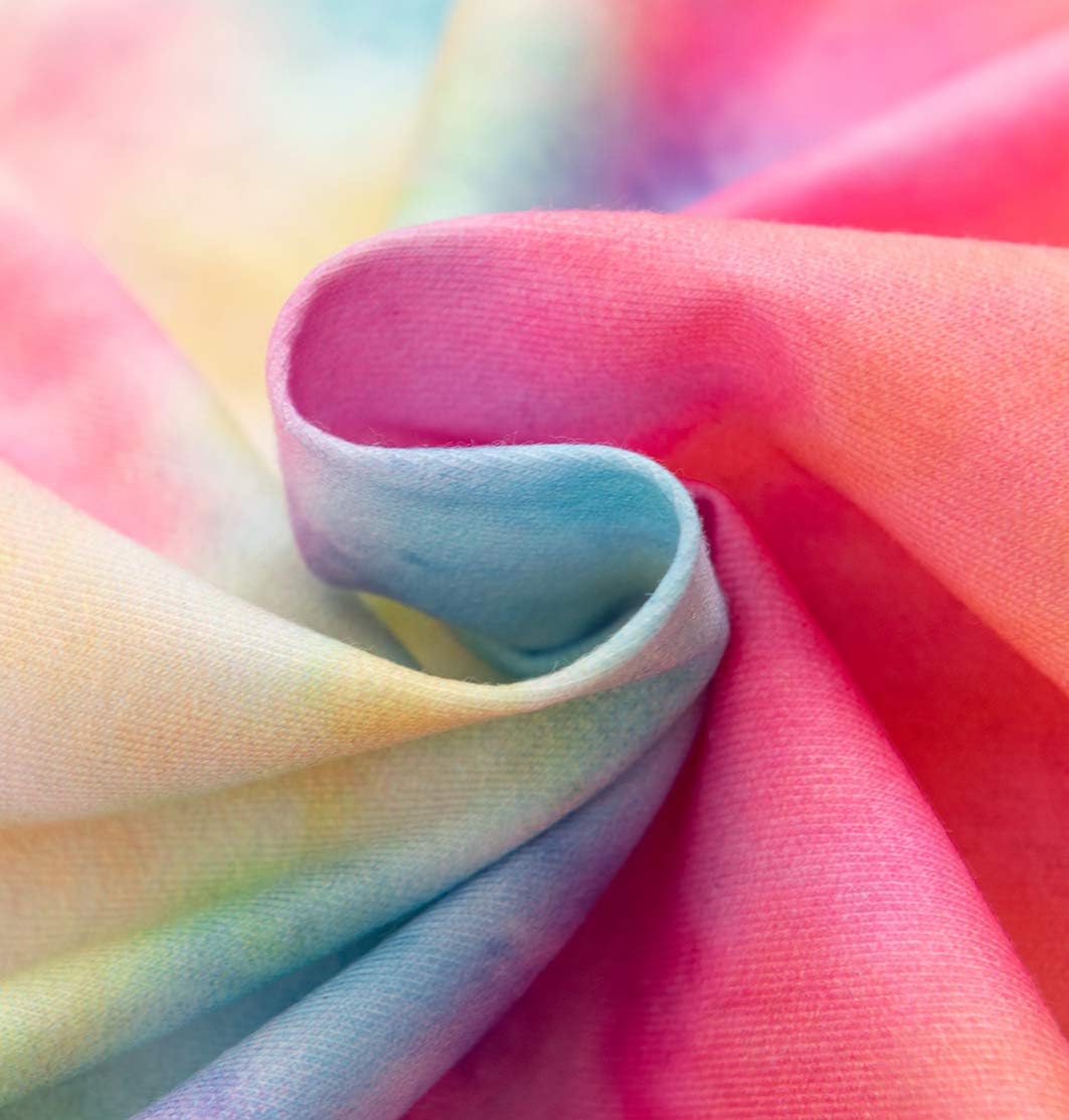 MAIHUN Be Kind Shirt for Women Tie Dye Rainbow T Shirt Inspirational Teacher Tees Tops Blessed Short Sleeve - Image 5