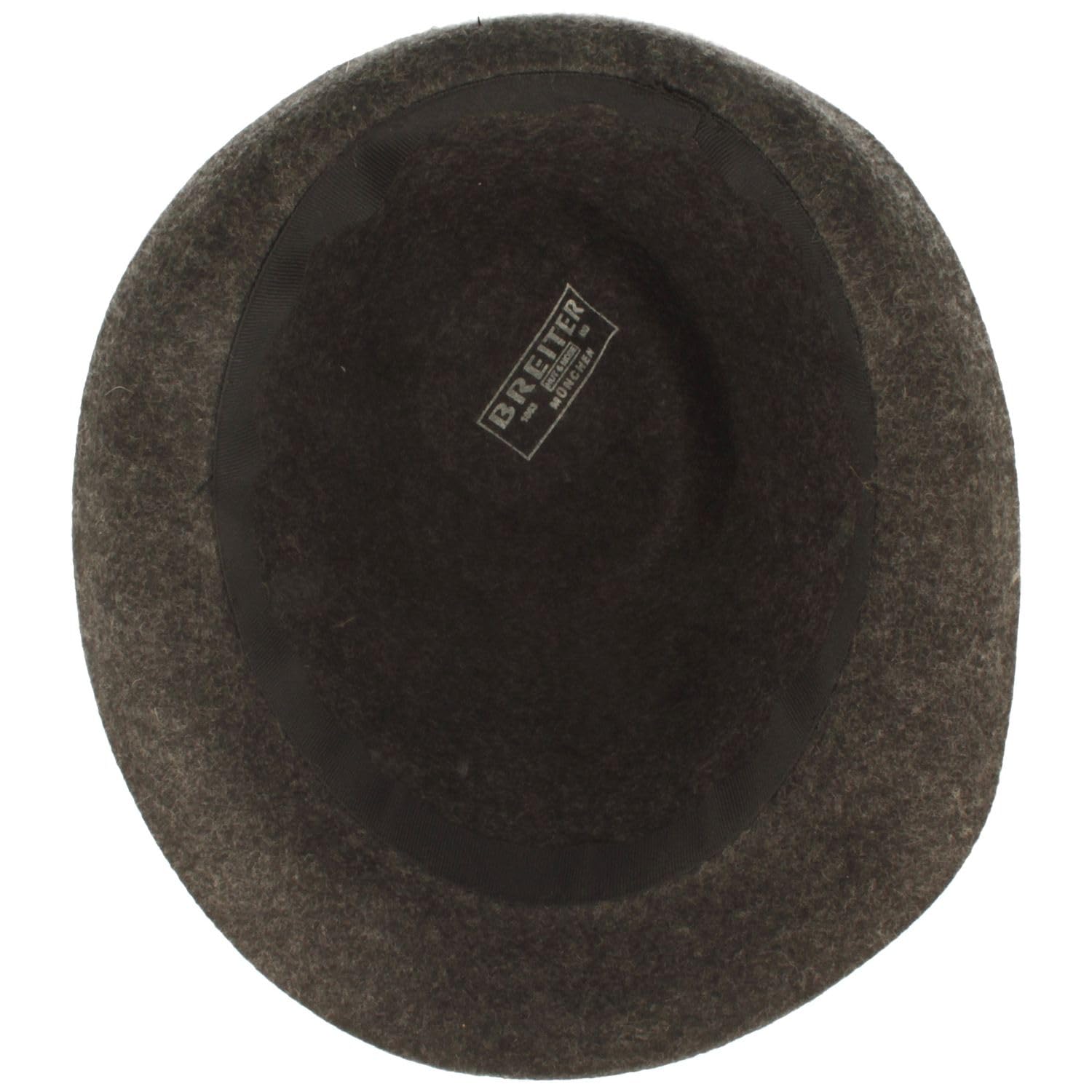 Hut Breiter Allgäuer Costume Hat, charcoal, 48, 5 7/8 - Image 4