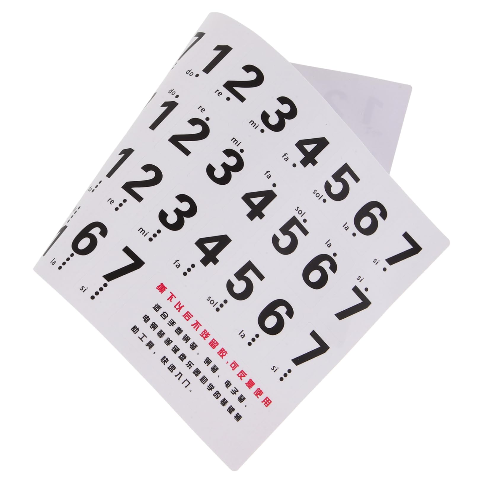 ifundom Piano Keyboard Note Labels 88-Key Electronic Organ Stickers Learning Tool for Piano Beginners