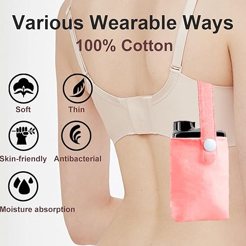 Miniatura 2 de 2 piezas de bolsillo para sujetador para bomba de insulina oculto oculto soporte de bomba de insulina para sujetador bomba de insulina portador de