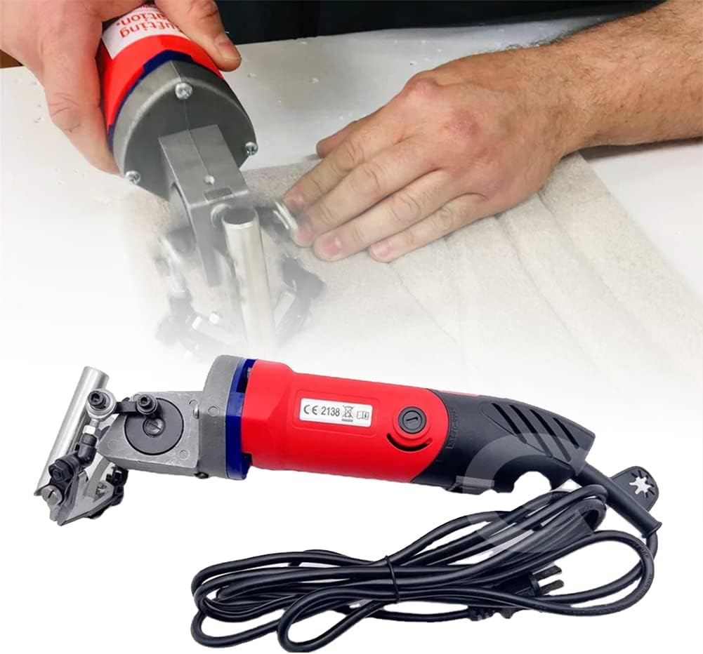 Electric Carpet Tufting Scissors - V Shape Engraving Trimmer, 1500RPM Adjustable Speed, 90° Blade for Precision Handmade Rug Crafting