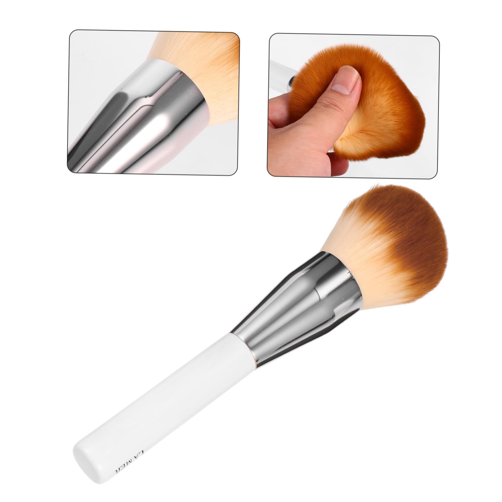 MAGICLULU Collezione Di 3 Pennelli Per Il Trucco Da Donna Set Di Pennelli Per Il Trucco Dettagliato Per Fondotinta Contouring E Illuminante