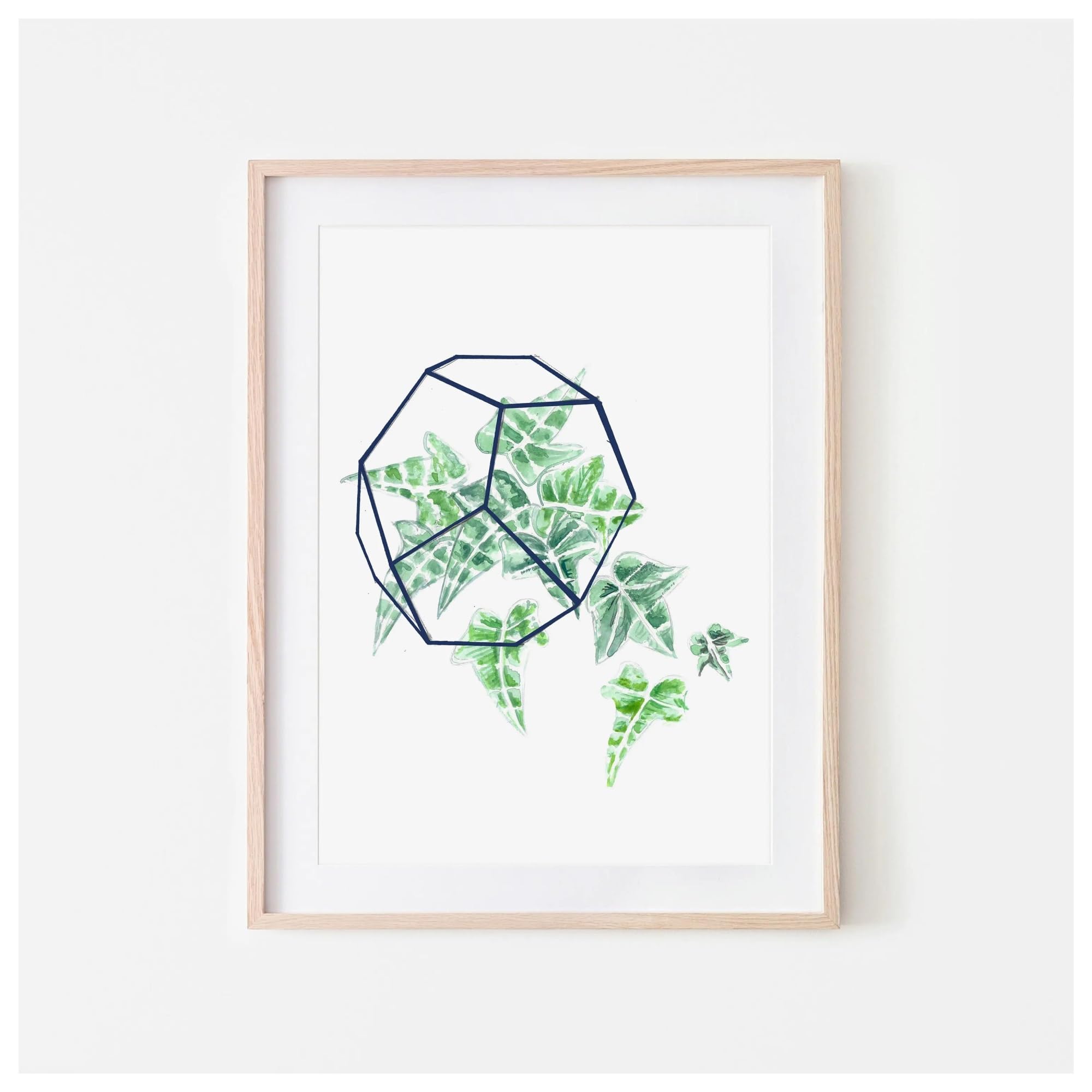 Plante de maison affiche décoration murale minimaliste 20x30
