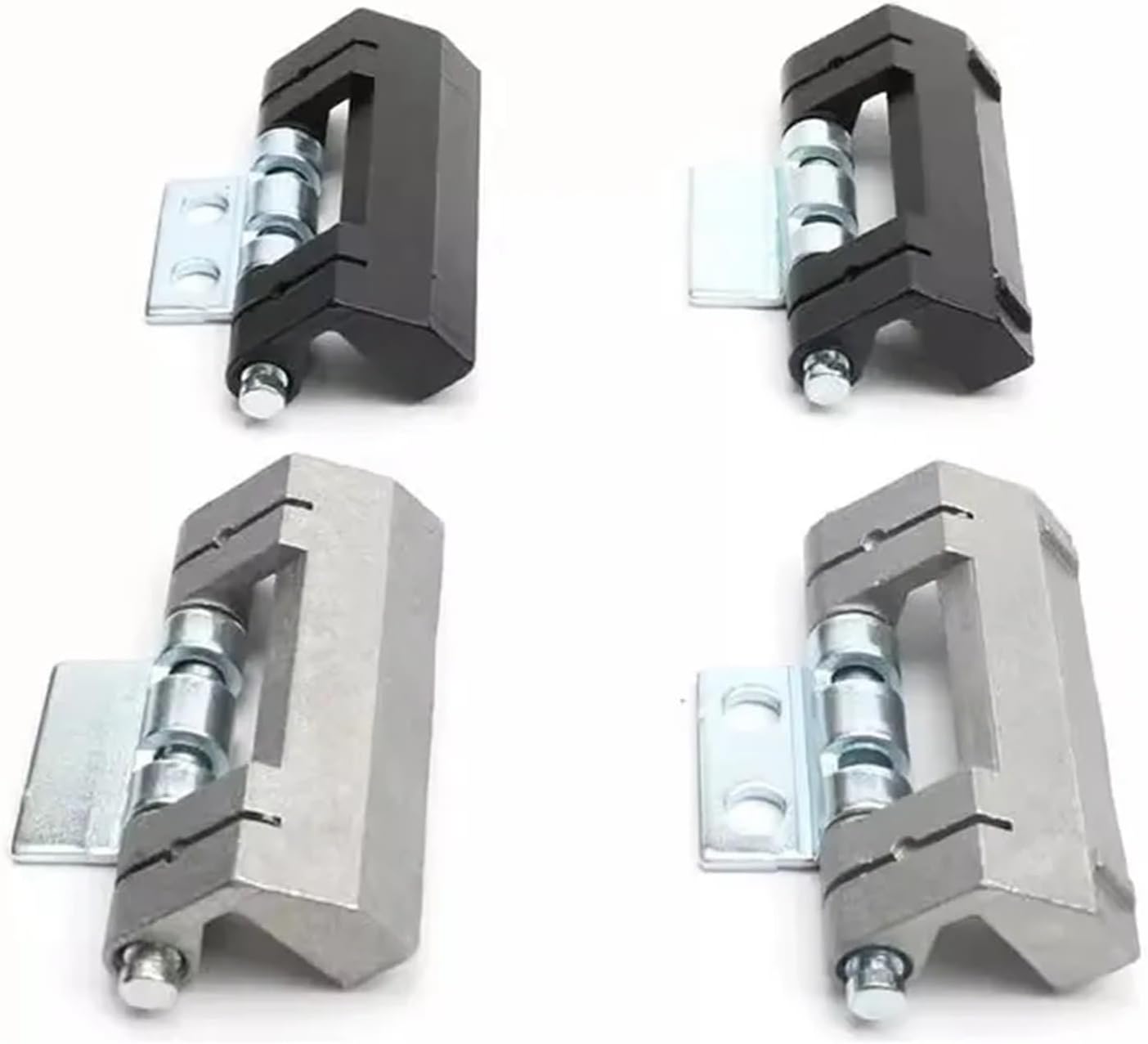 CL201 Concealed Hinges Detachable Zinc Alloy Black for Distribution Box Industrial Heavy Mechanical 1Pcs(Black CL201-1C)