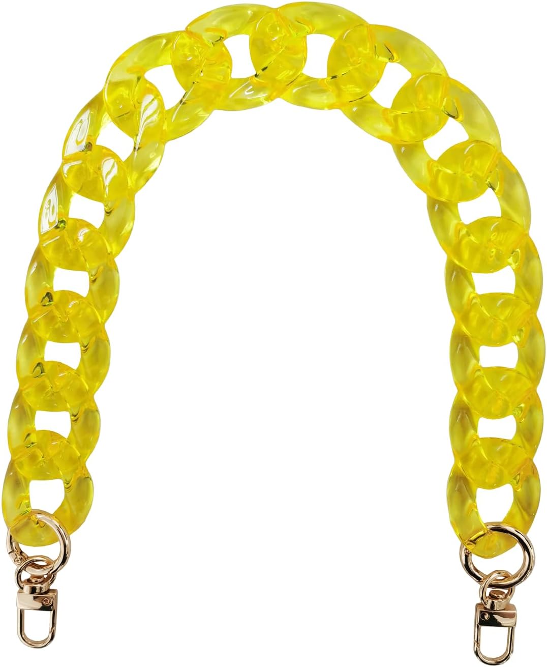 Resin Acrylic Chain Strap for Purse,Handles Chain Strap Replacement,Handbag DIY Chain Accessories