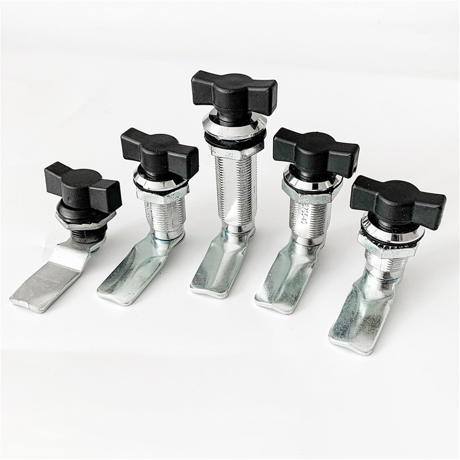 Ntbpeyzvqf 714-62 Ms714-2 Zinc Alloy Fitting Keyless Cabinet Tubular Furniture Quarter Turn Tongue Black T Handle Cam Lock 1Pcs(714-62)