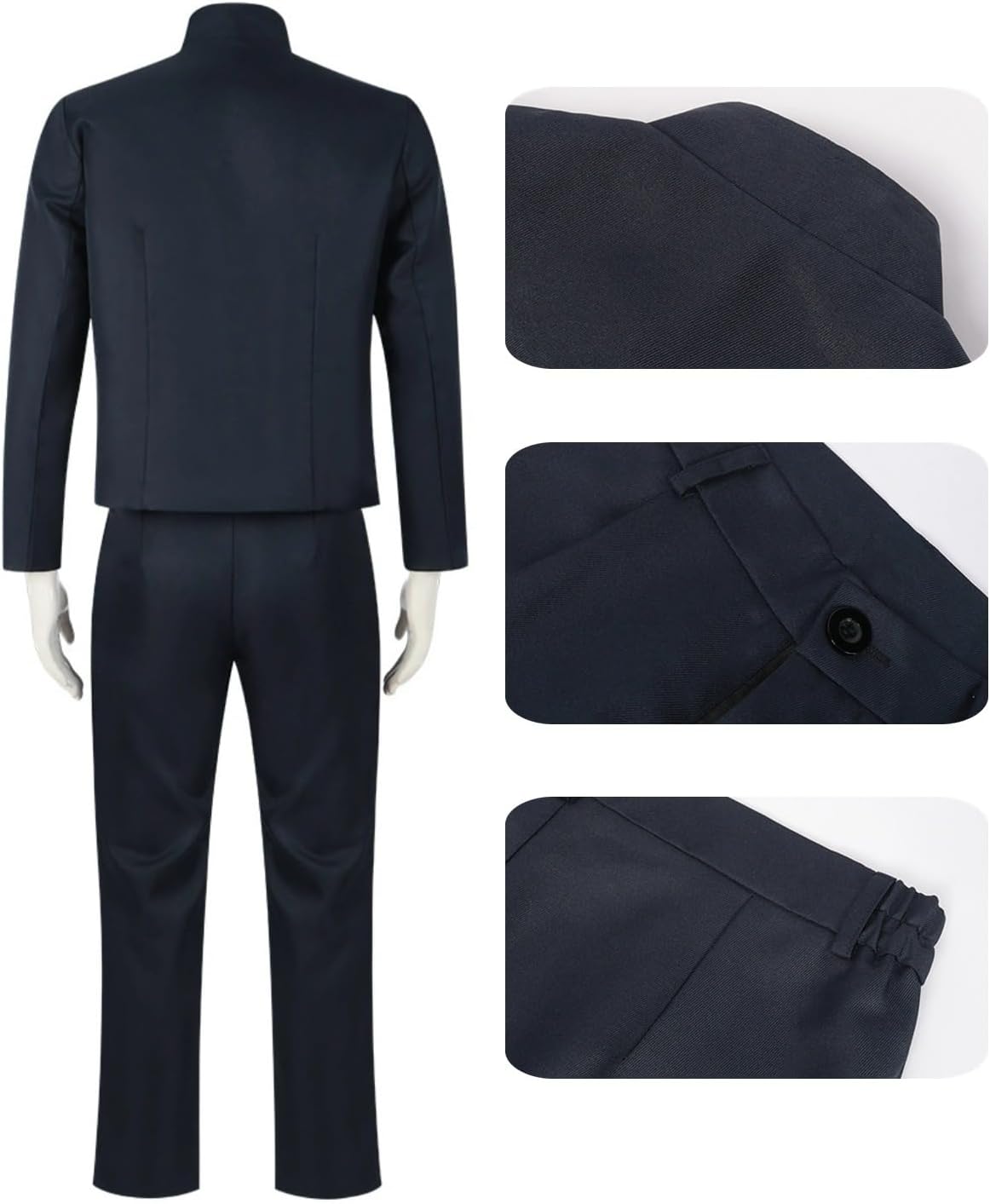 Nuoqi Cosplay Costume Cosplay Anime Uniform with Glasses - Image 3