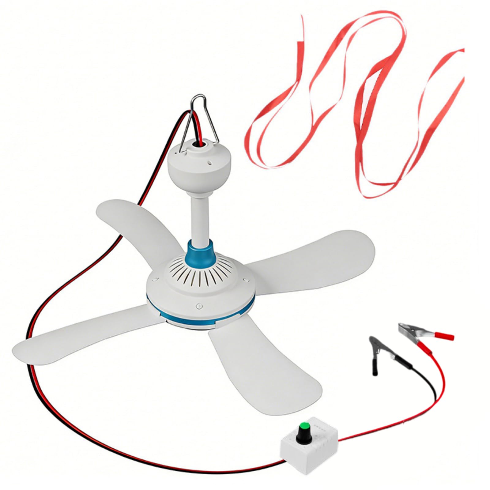 Ventilateur de camping à clipser DC 12V pour vos nuits sous la tente