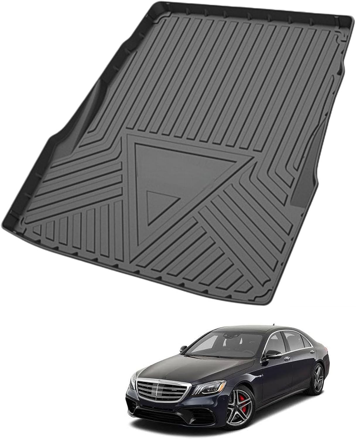 Boot Liner for Benz S-Class pure gasoline 2014-2020, TPE Waterproof