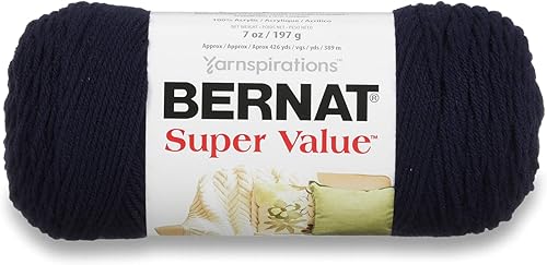 Miniatura 2 de Bernat Hilo de gran valor, paquete de 3, azul marino, 3 unidades