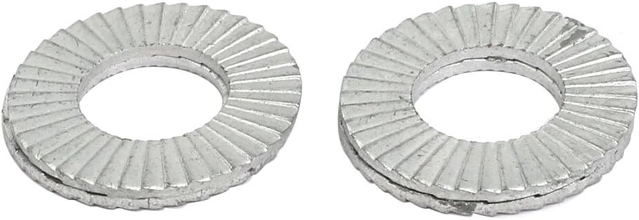 10mm Inner Quality Parts Dia Carbon Steel Wedge Locking Washer Silver Tone 4 Pcs Model:34as228qo469