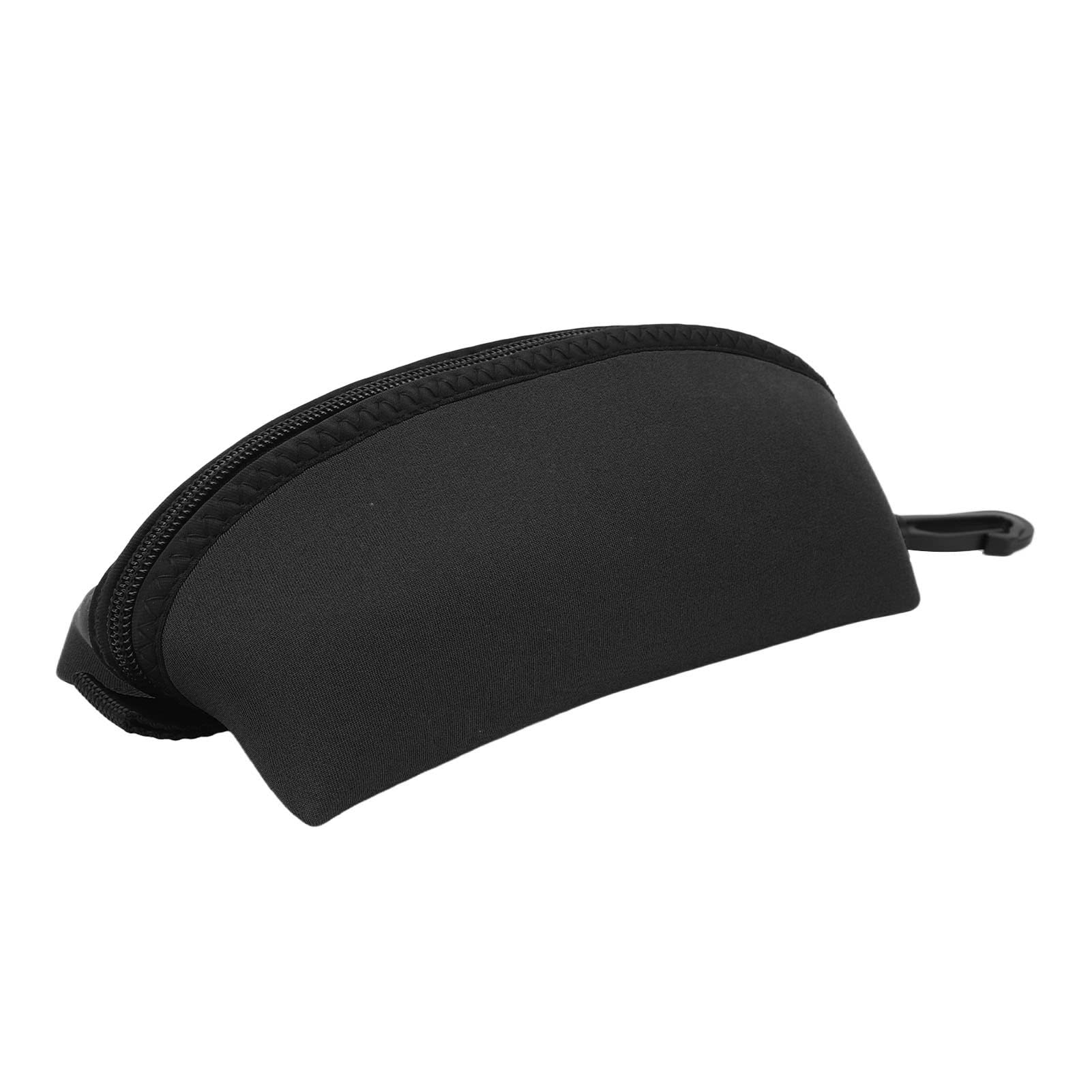 Tbest Diving Goggle Storage Bag, Dive Mask Pouch Bag Diving Glasses Storage Bag Portable Gadgets Gear Pouch for Sunglasses Glasses (Black)