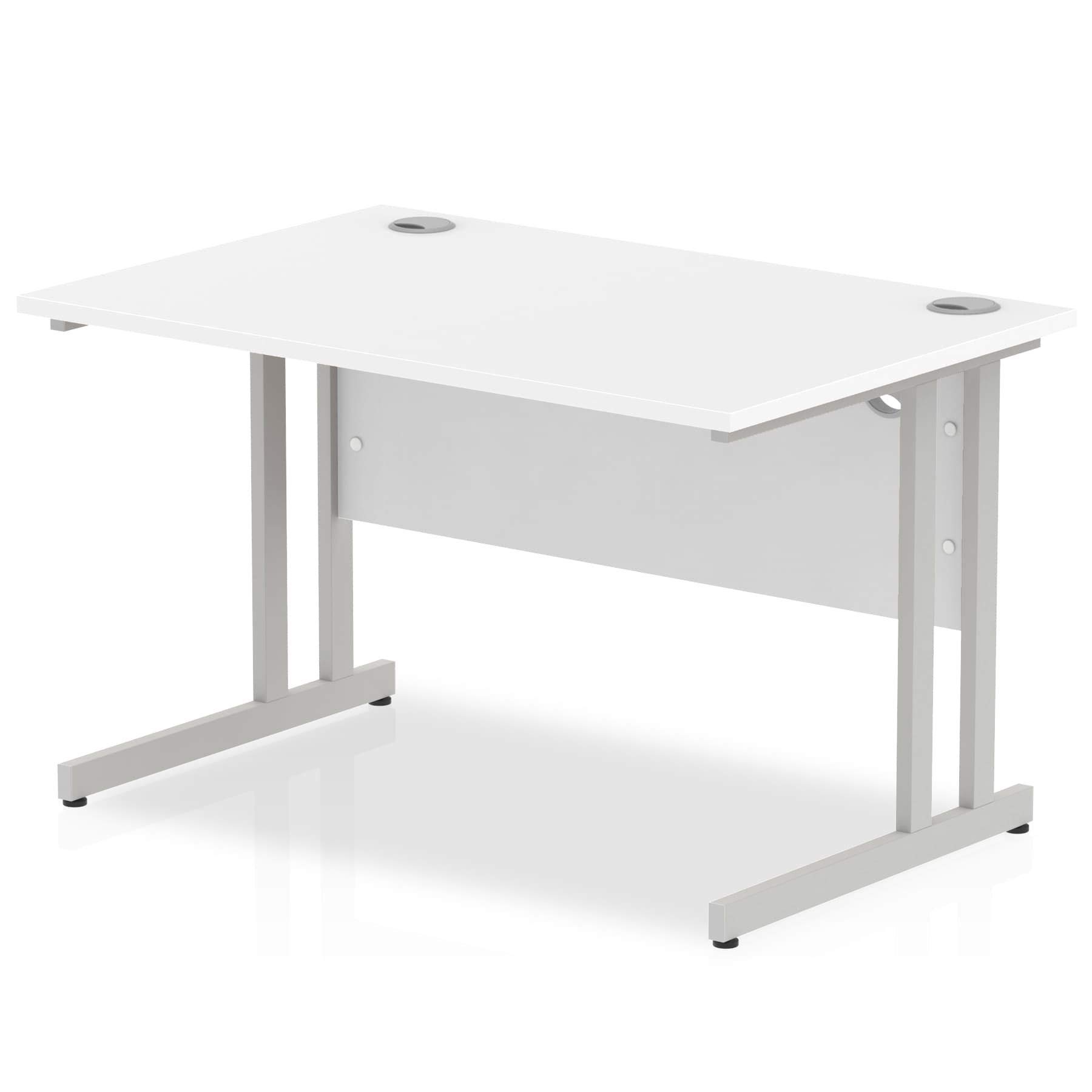 BiMi 1200mm x 800mm Rectangular Straight Desk in WHITE