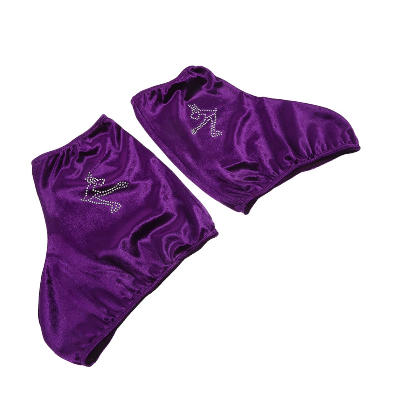 Mipcase 1Pair Ice Skates Covers Wear Resistant Ice Skate Guards for Hockey Figure Skating Elastic Fit Durable Material Unisex Design for Adults