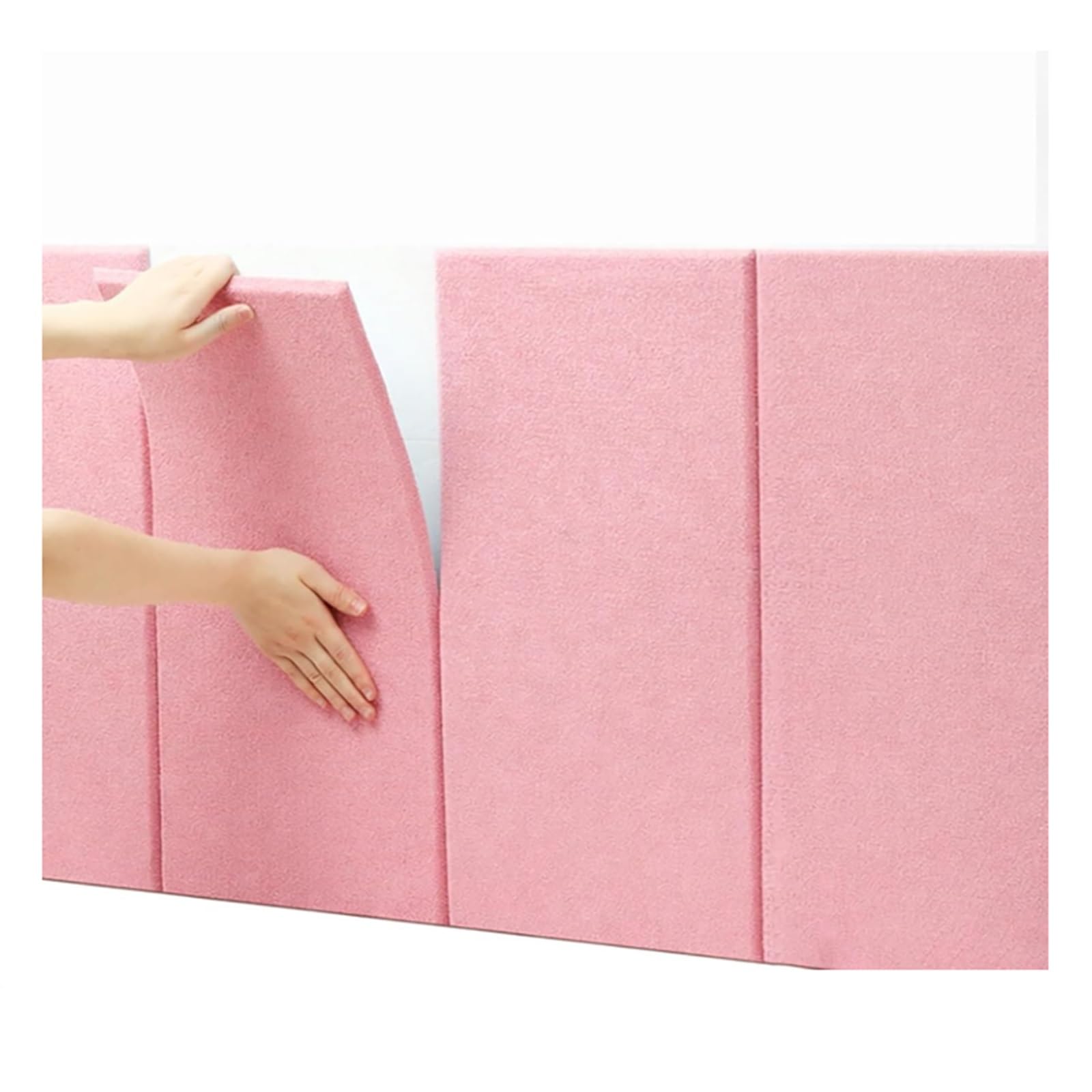 Protección de mesita de noche con cojín de espuma autoadhesivo para evitar golpes en el dormitorio